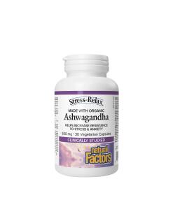 Natural Factors - Ashwagandha 600 mg, Stress-Relax (30 capsules)