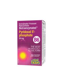 Natural Factors - BioCoënzymeerde Pyridoxal 5-Fosfaat B6 50 mg (30 vegetarische capsules)