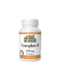 Natural Factors - Complete B met vertraagde afgifte (90 tabletten)
