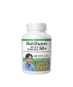 Natural Factors MultiFactors pour hommes de 50 ans et plus (90 capsules)