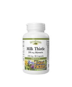 Natural Factors - Mariadistel 250 mg met 150 mg Silymarine (90 Capsules)