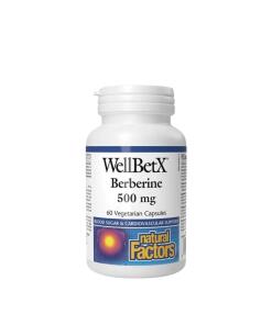 Natural Factors WellBetX Berberine 500 mg (60 Capsules)