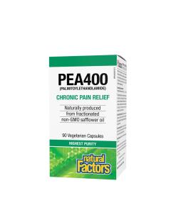 Natural Factors PEA400 Palmitoylethanolamide (90 Capsules Végétales)