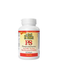 Facteurs naturels PS PHOSPHATIDYL SÉRINE 100 MG (60 capsules molles)