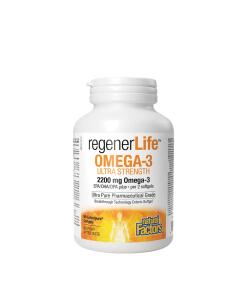 Facteurs naturels RegenerLife Ultra Force Oméga-3 2200 mg (90 capsules molles)