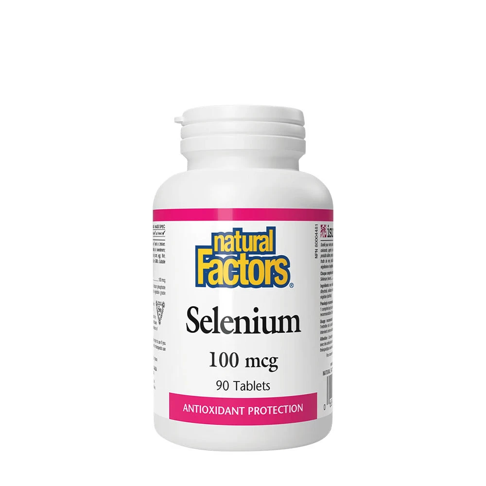 Sélénium 100 mcg de Natural Factors (90 comprimés)