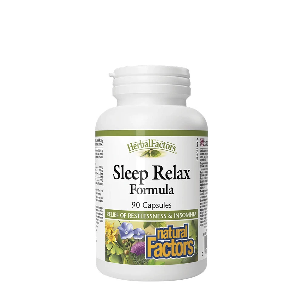 Formule Relaxante pour le Sommeil de Natural Factors (90 capsules)
