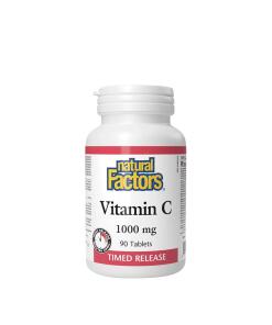 Facteurs naturels Vitamine C à libération prolongée 1000 mg (90 comprimés)