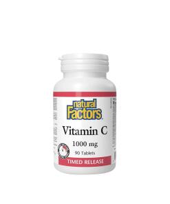 Facteurs naturels Vitamine C à libération prolongée 1000 mg (90 comprimés)