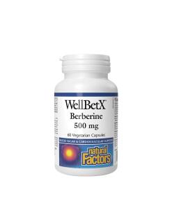 Natural Factors - Natural Factors WellBetX Berberine 500 mg (60 Capsules)
