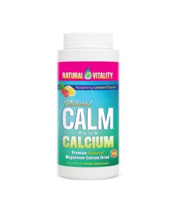Natural Vitality - Natural Calm Plus Calcium, Framboos-Citroen - 454g