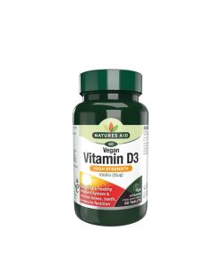 Comprimés de vitamine D3 1000 UI (Végétalien) (60 comprimés)
