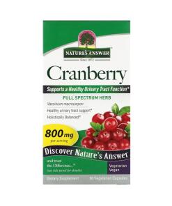 Réponse de la nature - Canneberge, 800mg - 90 gélules végétales