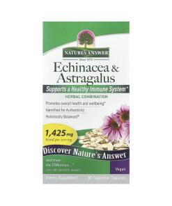 Réponse de la nature - Échinacée et Astragale, 1425mg - 90 gélules végétales