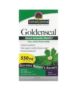 Réponse de la nature - Racine de Hydraste du Canada, 550mg - 50 gélules végétales