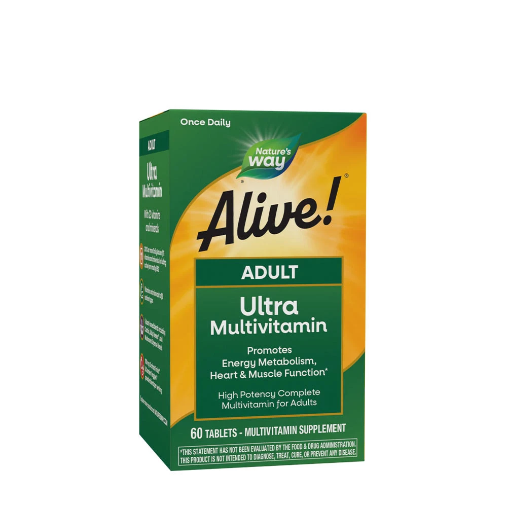 Nature's Way - Alive!® Volwassenen Ultra Multivitamine (60 tabletten)