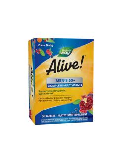 Nature's Way - Alive!® Complete Multivitamine voor Mannen 50+ (50 Tabletten)