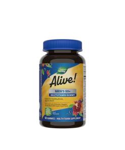Nature's Way - Alive!® Multivitamine Gummies voor Mannen 50+ (60 Gummies)