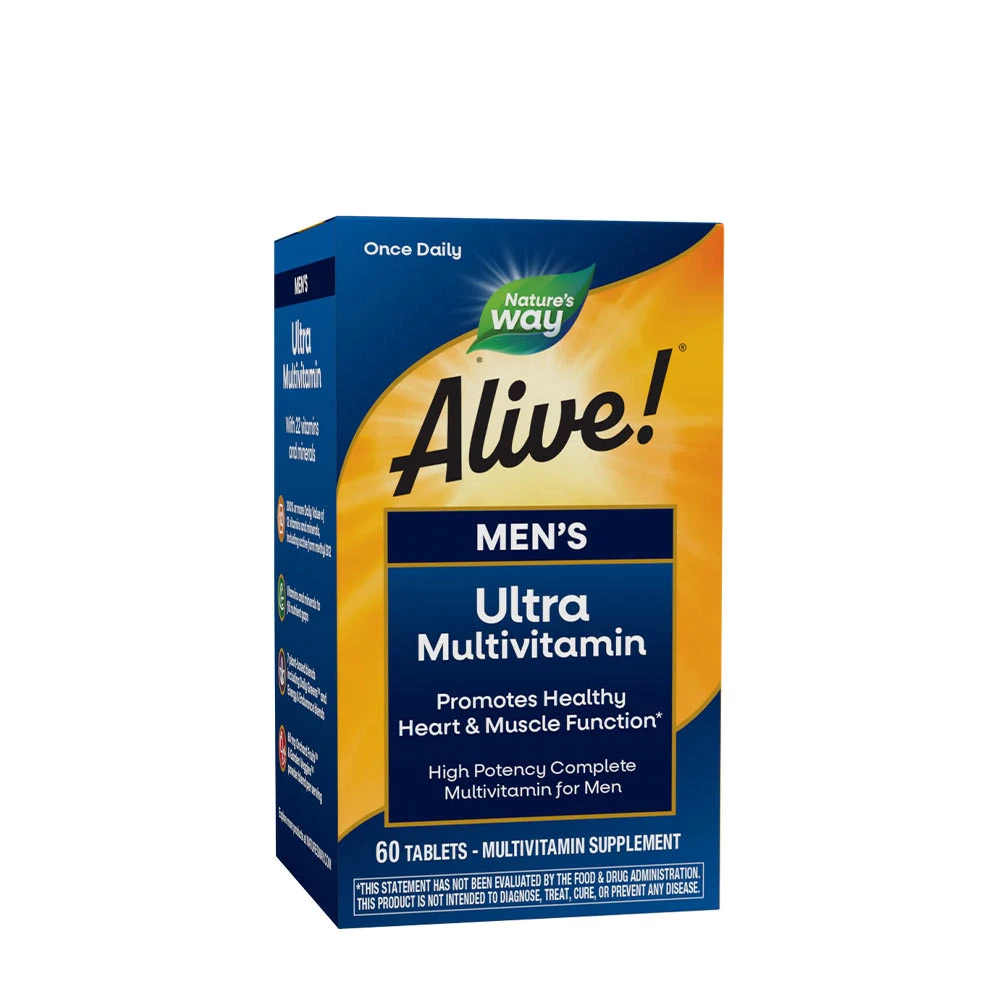 Nature's Way - Alive!® Ultra Multivitamine voor Mannen (60 Tabletten)
