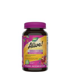 Nature's Way - Alive!® Vrouwen 50+ Gummy Multivitamine (60 Gummies, Gemengde Bessen)