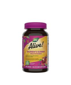 Nature's Way - Alive!® Multivitamin voor Vrouwen, Gummies (60 stuks, Gemengde Bessen)