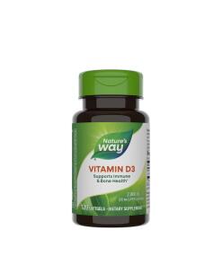 Vitamine D3 de Natures Way (120 capsules molles)