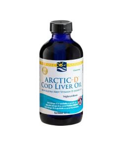 (Danish Label) Arctic-D Cod Liver Oil, Lemon - 237 ml.