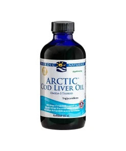 (Danish Label) Arctic Cod Liver Oil, 1060mg Orange - 237 ml.