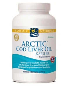 (Danish Label) Arctic Cod Liver Oil Caps, 750mg Lemon - 180 softgels