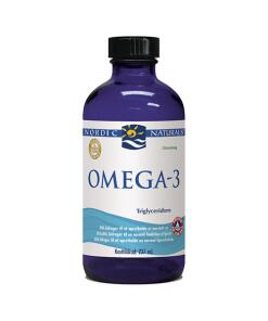 Nordic Naturals - (Danish Label) Omega-3 Fiskeolie, 1560mg Lemon - 237 ml.
