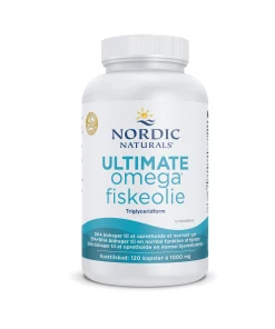 Nordic Naturals - (Danish Label) Ultimate Omega Fiskeolie, 1280mg Lemon - 120 softgels