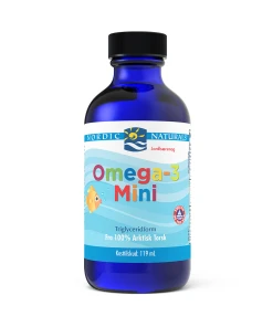 Nordic Naturals - (Danish Label) Omega-3 Mini, 530mg Strawberry - 119 ml.