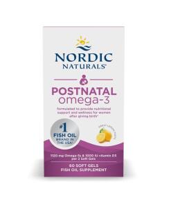 Oméga-3 postnatal, 1120mg Citron (EAN 768990891205) - 60 capsules molles