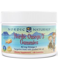 Nordic Naturals - Noordse Omega-3 Visgummies, 82 mg Mandarijnsmaak - 60 visgummies