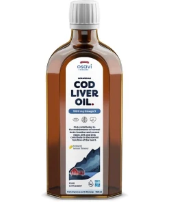 Osavi - Noorse Levertraan van Kabeljauw, 1000 mg Omega 3 (Citroen) - 250 ml