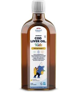 Osavi - Noorse Levertraan voor Kinderen, 500 mg Omega 3 (Citroen) - 250 ml