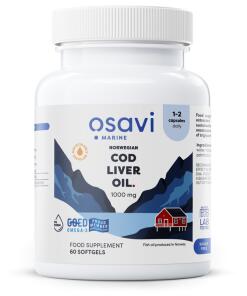 Osavi - Noorse Levertraan Softgels, 1000mg (Citroen) - 60 softgels