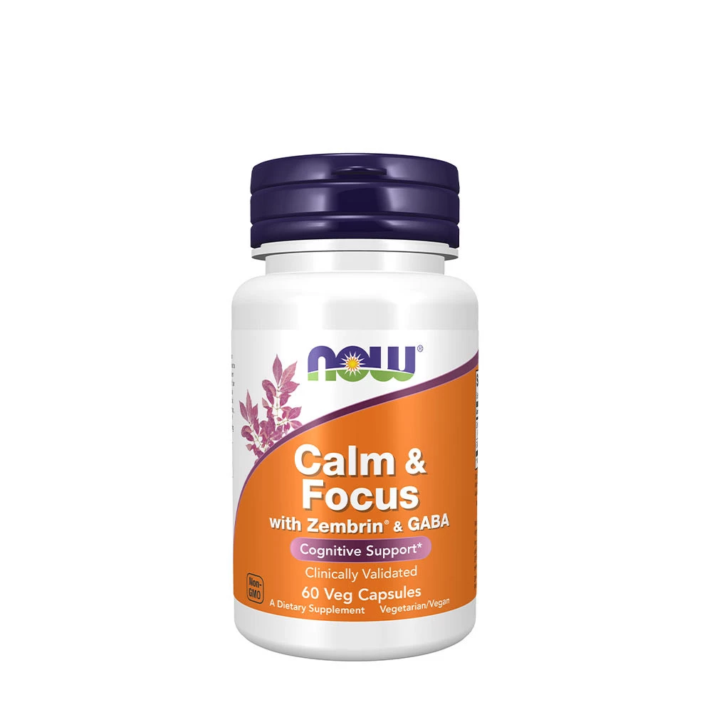 NOW Foods - Rust & Focus met Zembrin® & GABA (60 Veg Capsules)