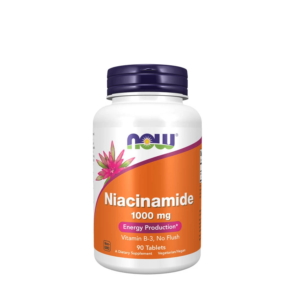 NOW Foods - Niacinamide, 1000 mg - 90 tabletten