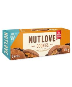 Allnutrition - Nutlove Koekjes met Chocolade en Pindakaas - 6 Stuks
