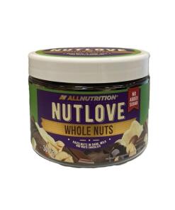 Nutlove Noix Entières, Noisettes en Chocolat Noir / Lait et Blanc - 300g
