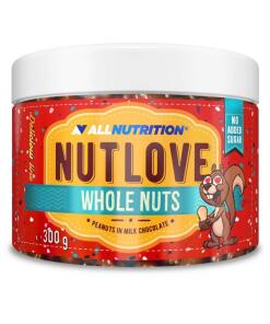 Nutlove Noix Entières, Cacahuètes en Chocolat au Lait - 300g
