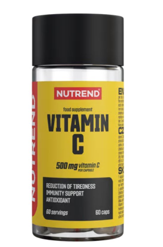 Nutrend - Vitamine C, 500mg - 60 gélules