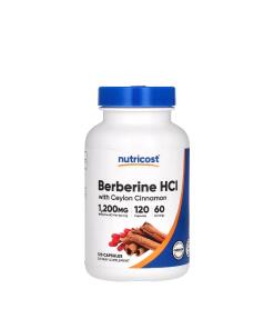 Nutricost - Berberine HCl met Ceylon Kaneel (120 capsules)