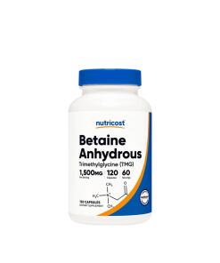 Nutricost - Betaine Watervrij (TMG) Capsules (120 capsules)