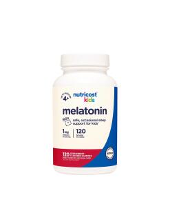 Nutricost - Melatonine Gummies voor Kinderen (120 gummies, Aardbei)