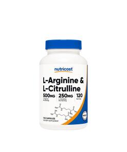 Nutricost - L-Arginine L-Citrulline Complex Capsules (120 capsules)