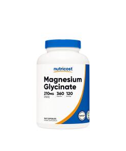 Nutricost - Glycinate de magnésium 210 mg (360 capsules)