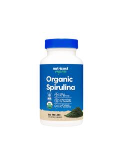 Nutricost - Biologische Spirulina (240 tabletten)