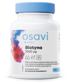 Osavi - Biotine, 2500 mcg (60 vegetarische capsules)